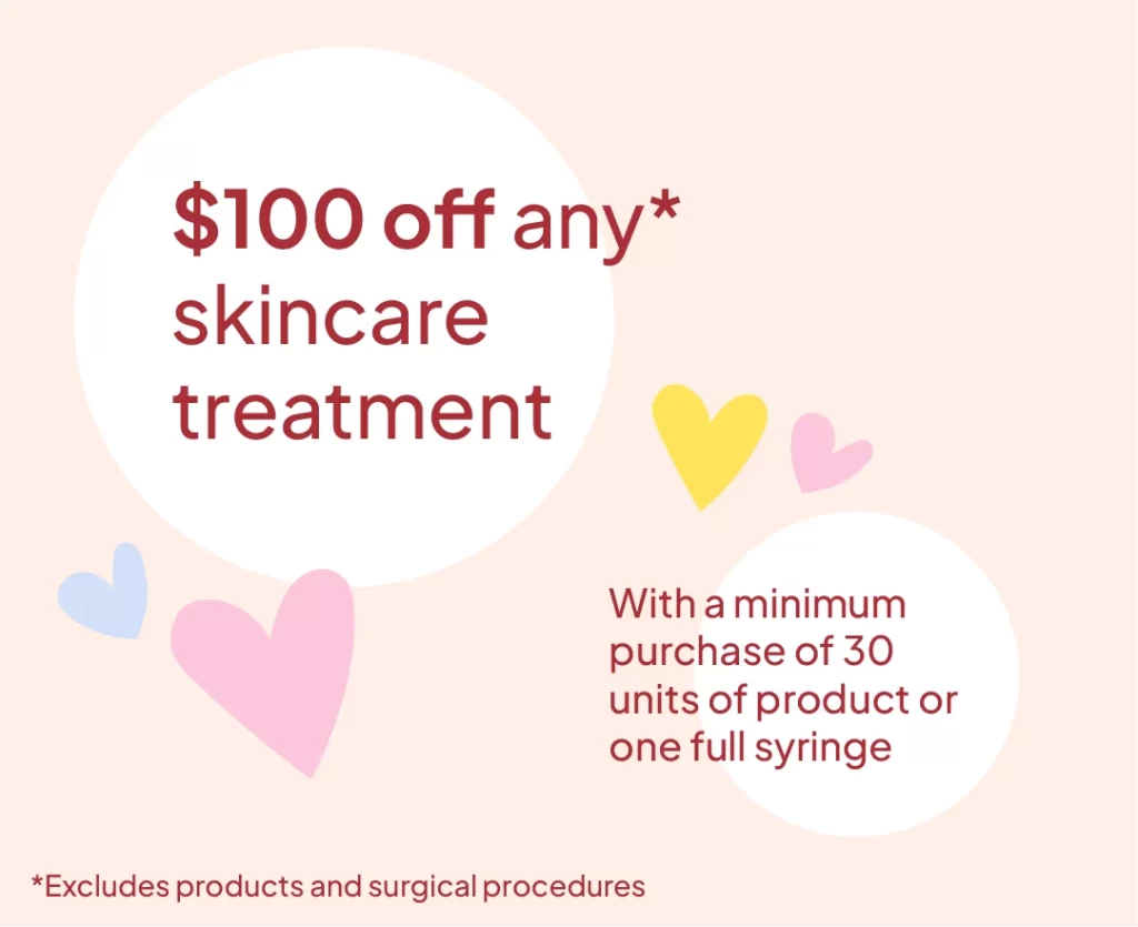 $100 off any skincare treatment
